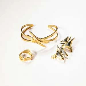 Regal Grandeur Gold Jewelry Set