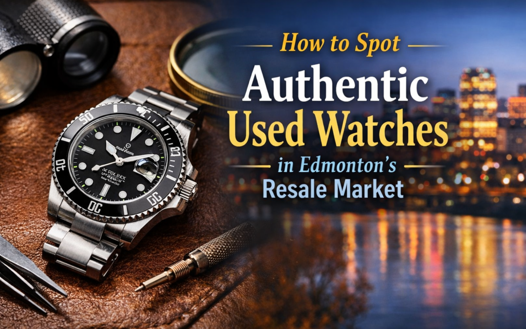 How to Spot Authentic Used Watches in Edmonton’s Resale Market